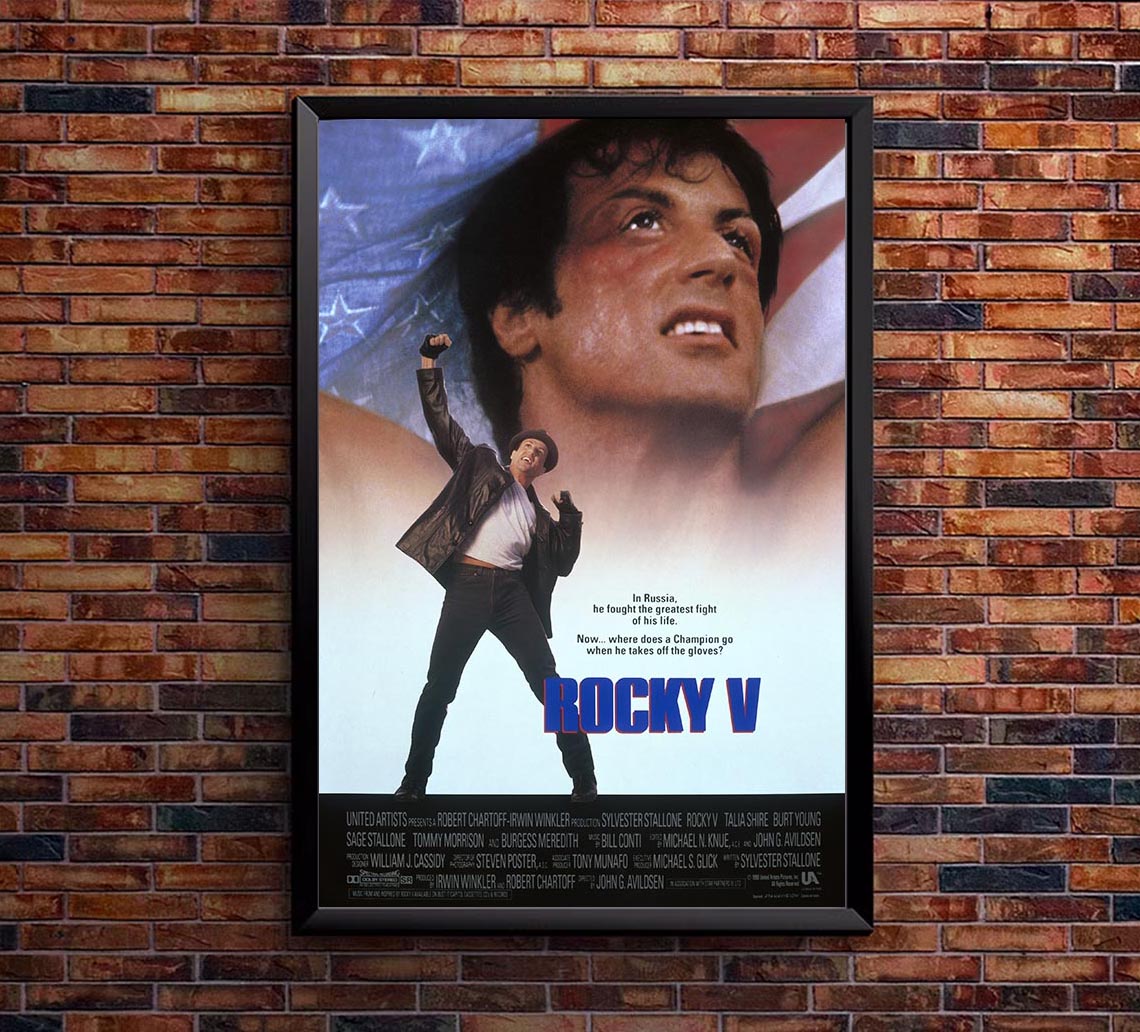Rocky V 1990 - Classic Movie Poster