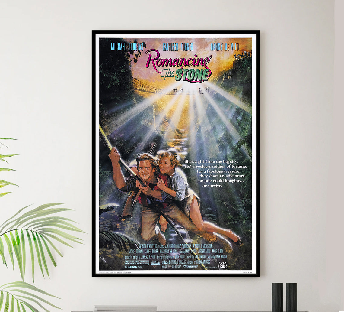 Romancing the Stone 1984 - Michael Douglas - US - Classic Movie Poster