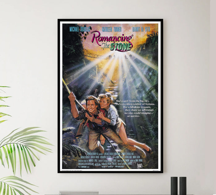 Romancing the Stone 1984 - Michael Douglas - US - Classic Movie Poster