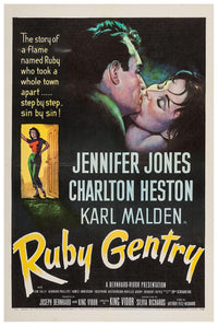 Ruby Gentry 1952 - Charlton Heston - Vintage Classic Movie Poster