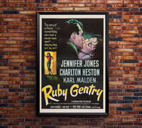 Ruby Gentry 1952 - Charlton Heston - Vintage Classic Movie Poster