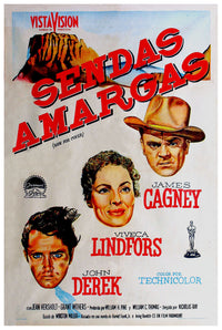 Run for Cover 1955 - James Cagney - Argentina - Classic Movie Poster