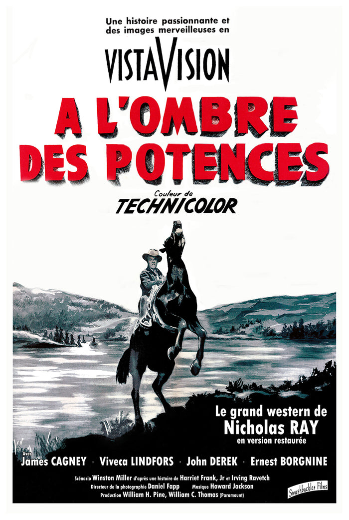 Run for Cover 1955 - James Cagney - France - Classic Movie Poster