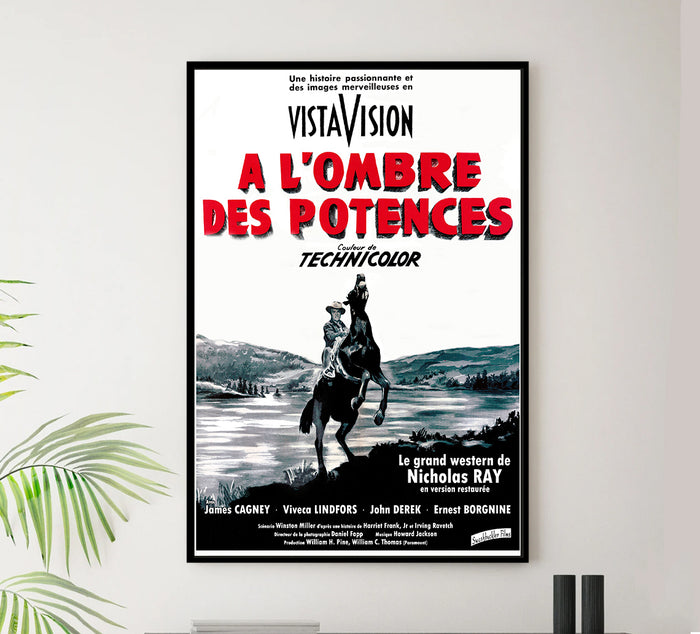 Run for Cover 1955 - James Cagney - France - Classic Movie Poster
