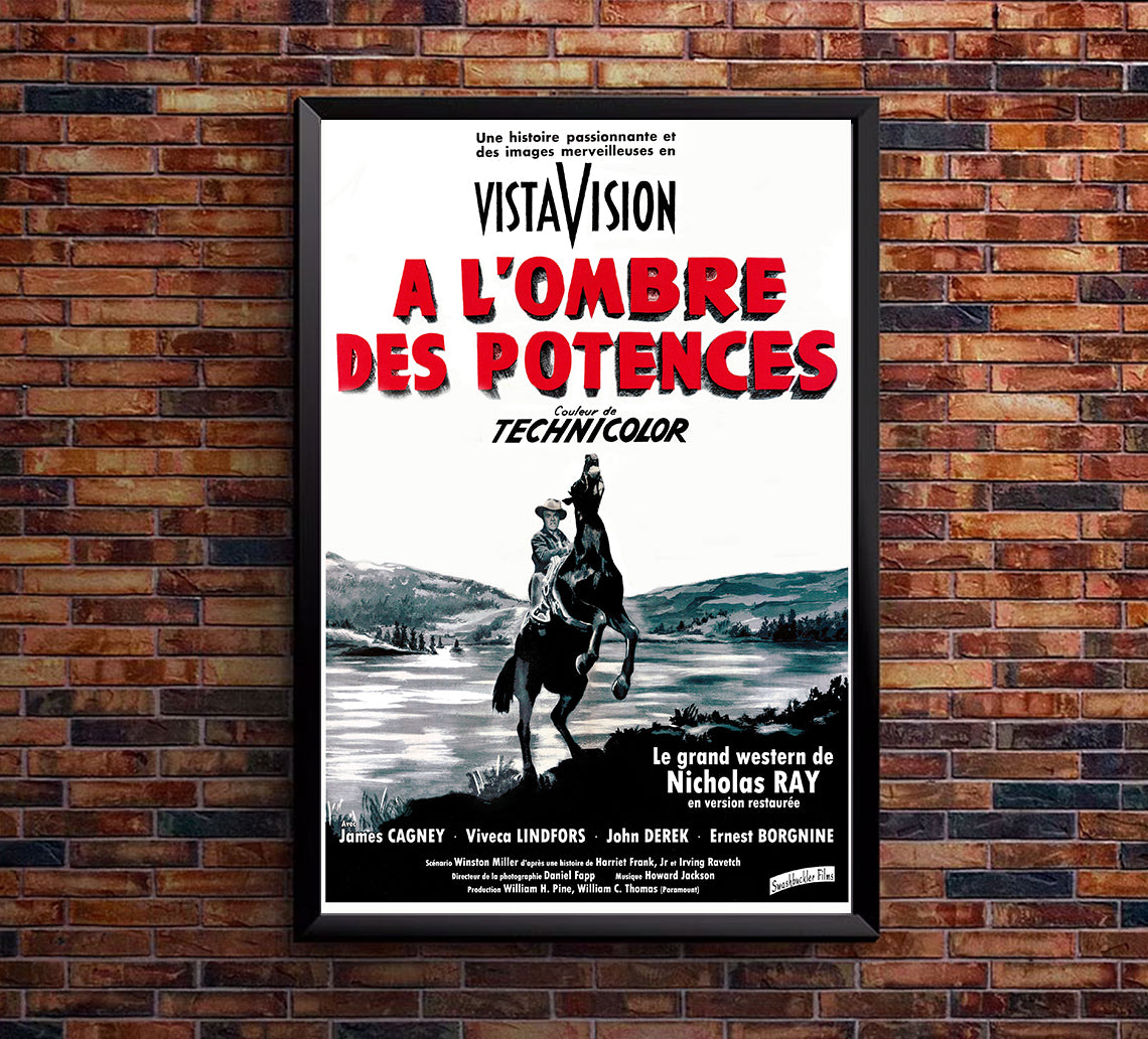 Run for Cover 1955 - James Cagney - France - Classic Movie Poster
