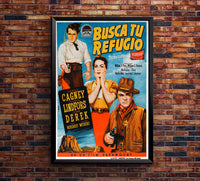 Run for Cover 1955 - James Cagney - Spain - Classic Movie Poster