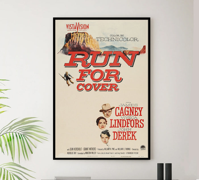Run for Cover 1955 - James Cagney - US - Classic Movie Poster