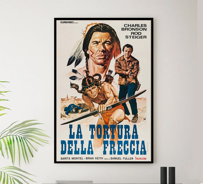 Run of the Arrow 1957 - Italy - Classic Movie Poster
