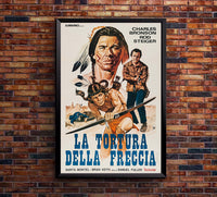 Run of the Arrow 1957 - Charles Bronson - Italy - Classic Movie Poster