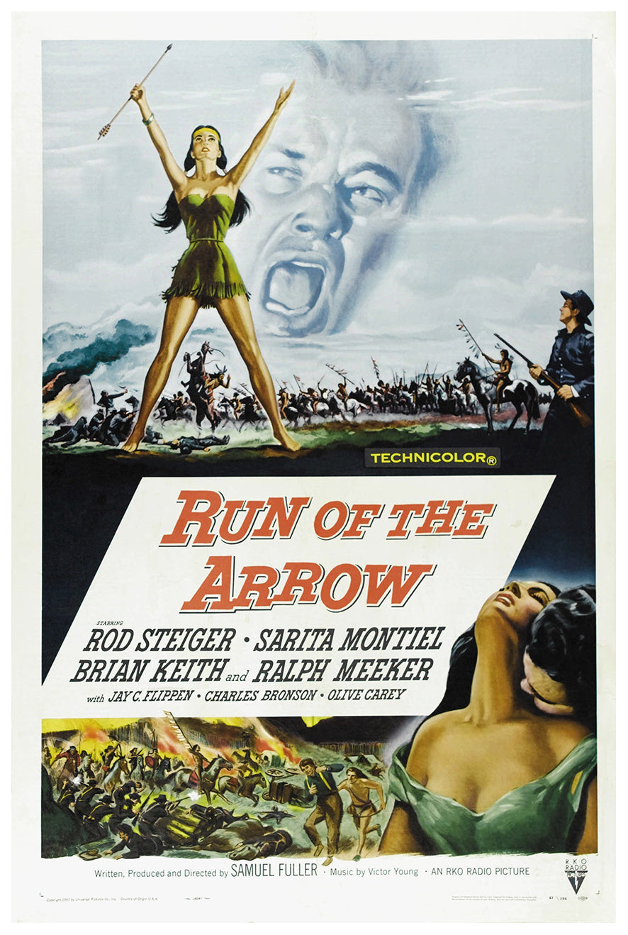 Run of the Arrow 1957 - Charles Bronson - US - Classic Movie Poster