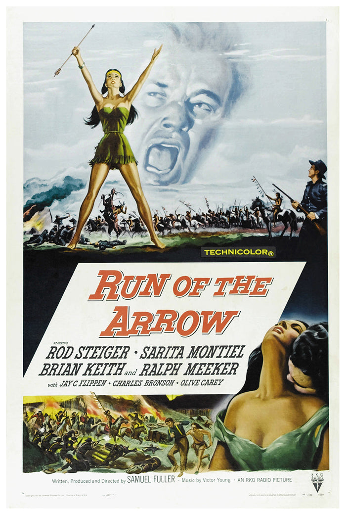 Run of the Arrow 1957 - Charles Bronson - US - Classic Movie Poster