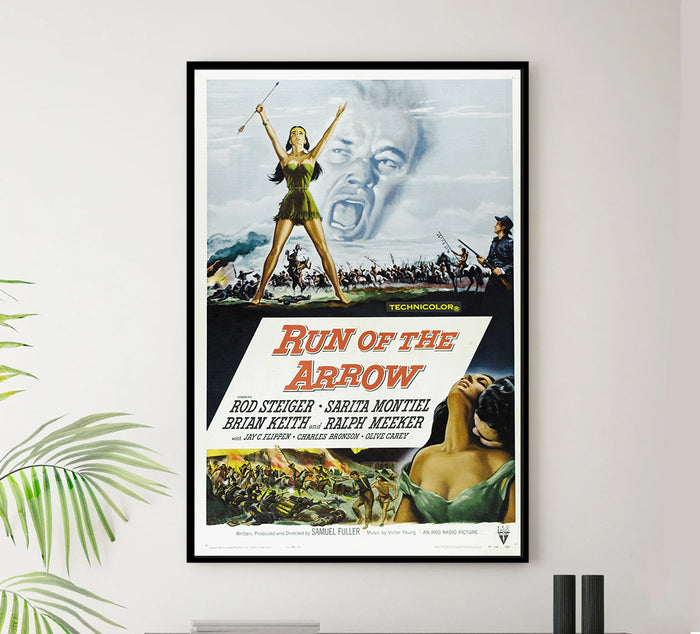 Run of the Arrow 1957 - Charles Bronson - US - Classic Movie Poster