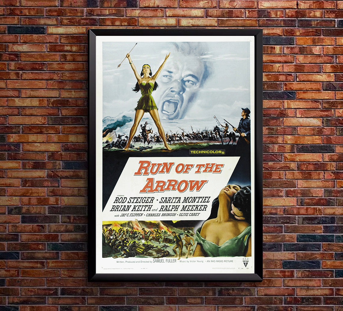 Run of the Arrow 1957 - Charles Bronson - US - Classic Movie Poster