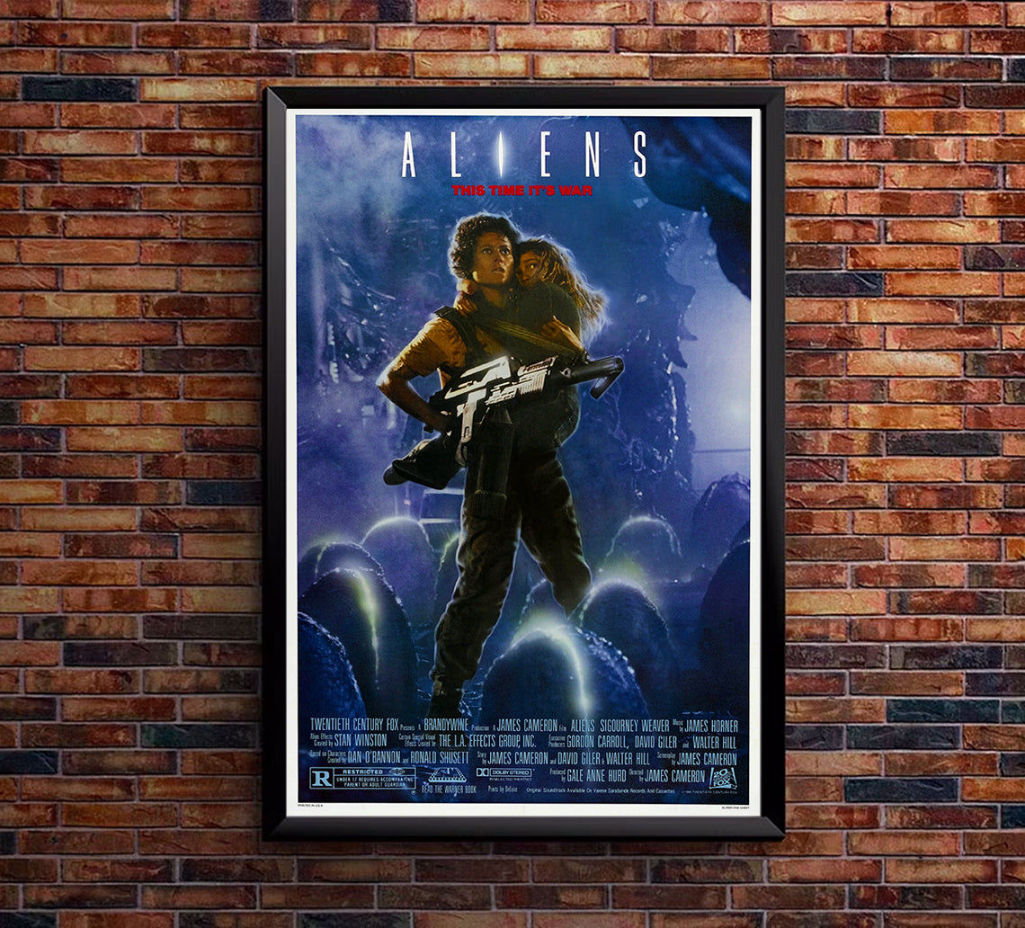 Aliens - 1986 - US VERSION 2- Movie Poster