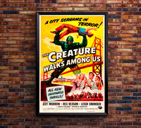 The Creature Walks Among Us - 1956 - US - Movie Poster