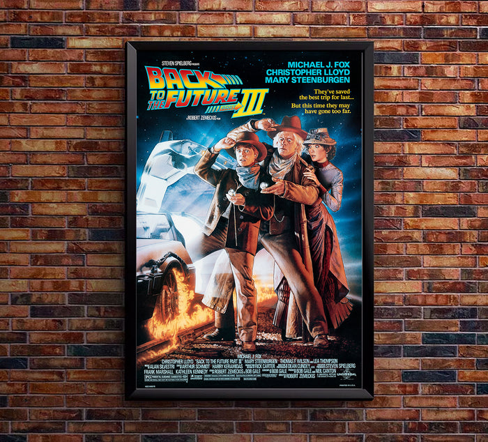 Back to the Future 3 - 1990 - US- Movie Poster