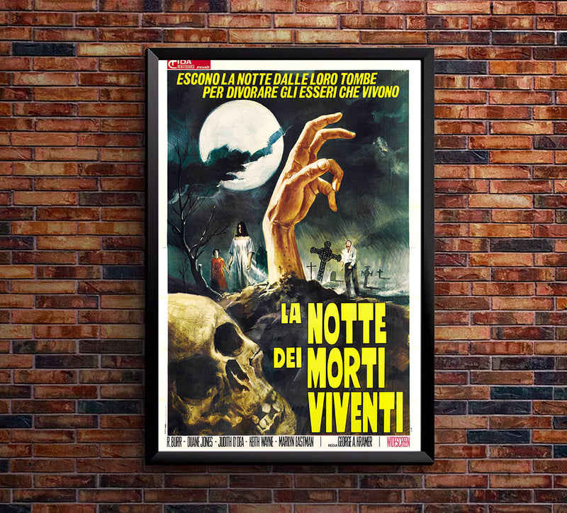 Night of the Living Dead -1968 - Italian - Movie Poster