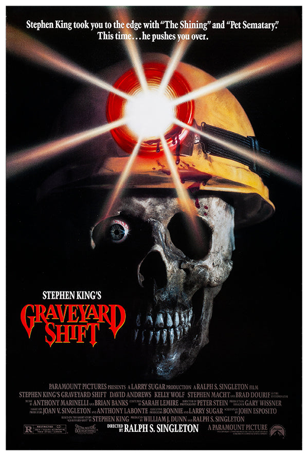 Grave Yard Shift - Steven King - 1990- US - Movie Poster