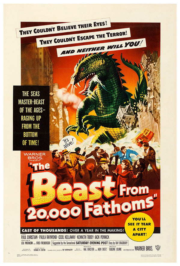 The Beast from 20,000 Fathoms - 1953 - US - Movie Poster