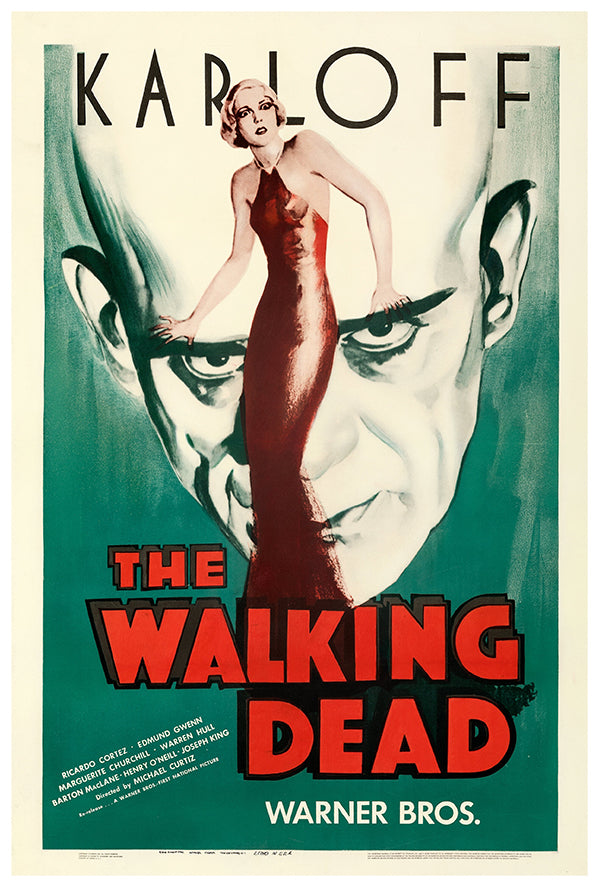 The Walking Dead Karloff - 1933- US - Movie Poster