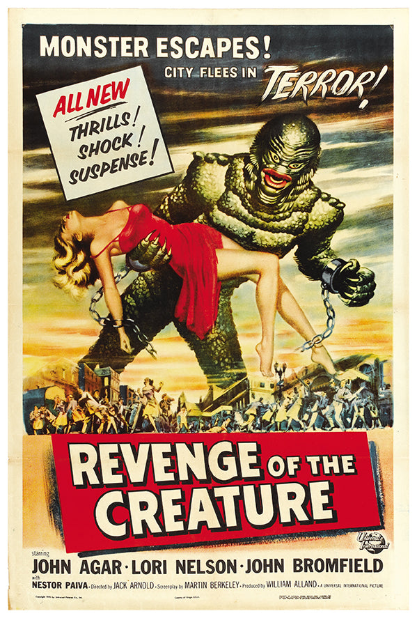 Revenge of the Creature - 1955- US - Movie Poster