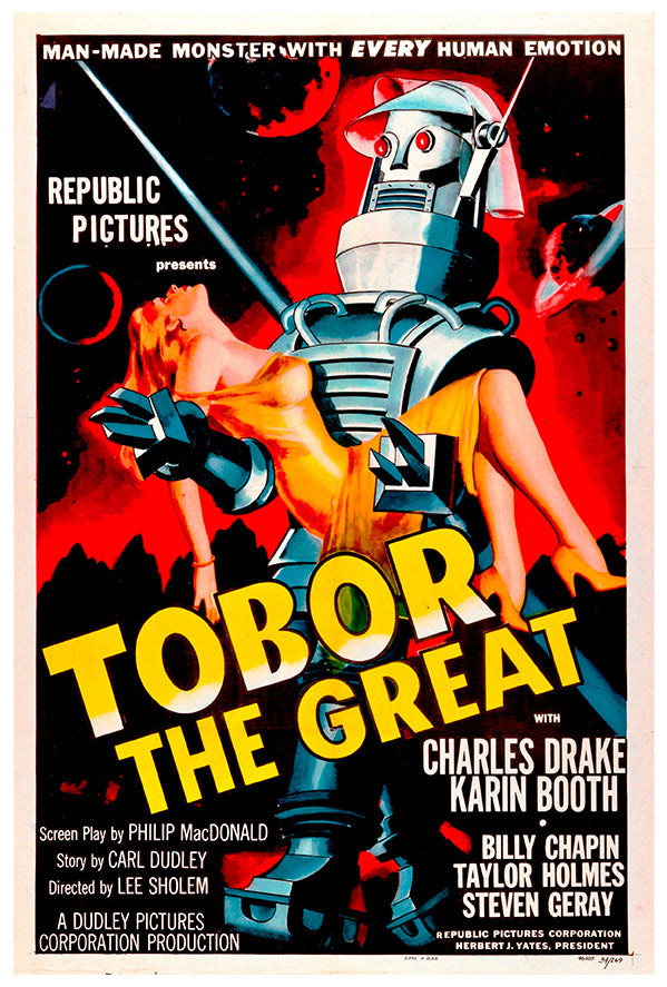 Tobor the Great - 1954 - US - Movie Poster