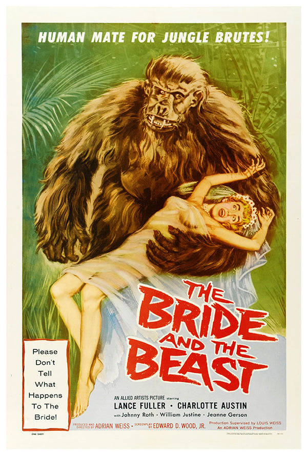 The Bride and the Beast - 1958- US - Movie Poster