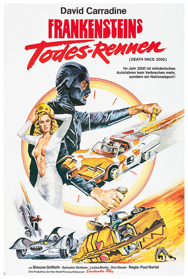 Death Race 2000 - 1975- GERMAN - Movie Poster