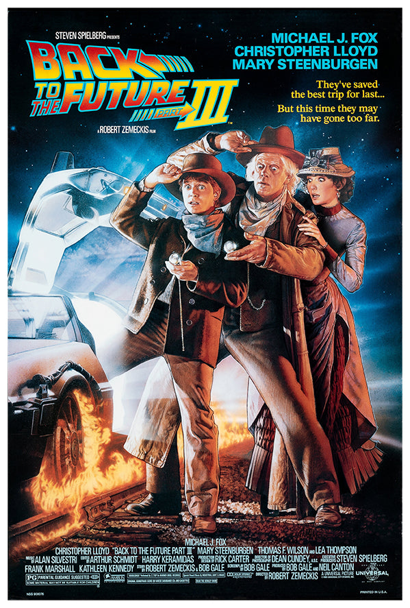 Back to the Future 3 - 1990 - US- Movie Poster