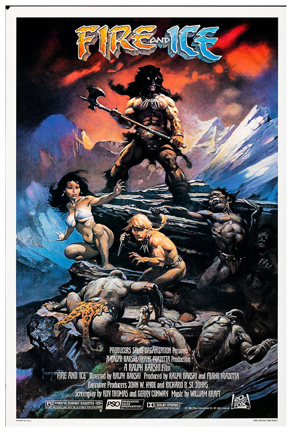 Fire And Ice - 1983 - US- Movie Poster