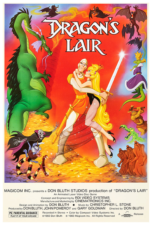 Dragon's Lair - 1983 - US- Movie Poster