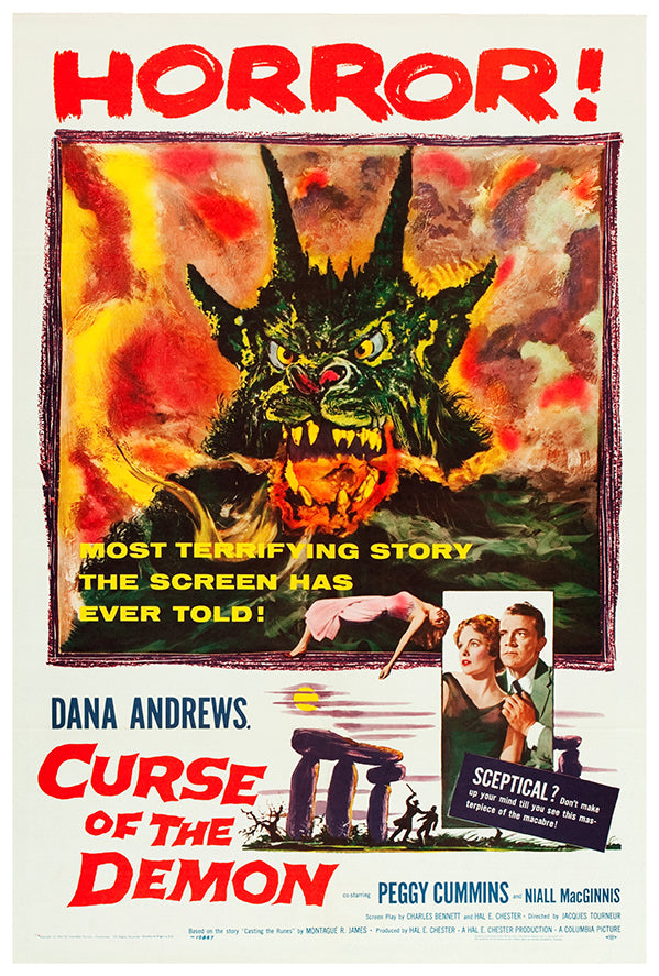 Curse of the Demon - 1952 - US - Movie Poster