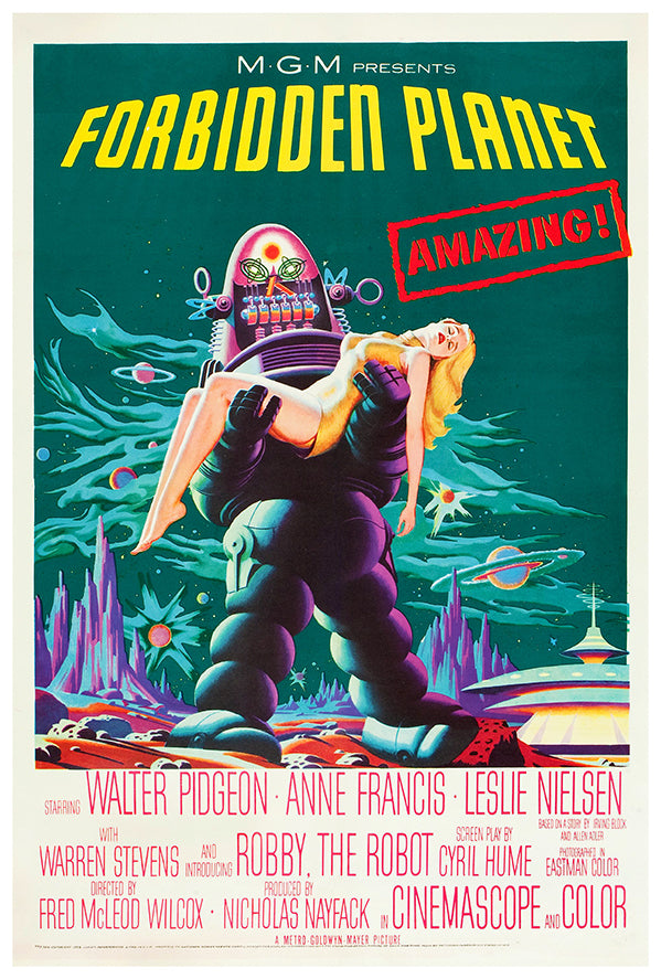 Forbidden Planet - 1956 - US - Movie Poster