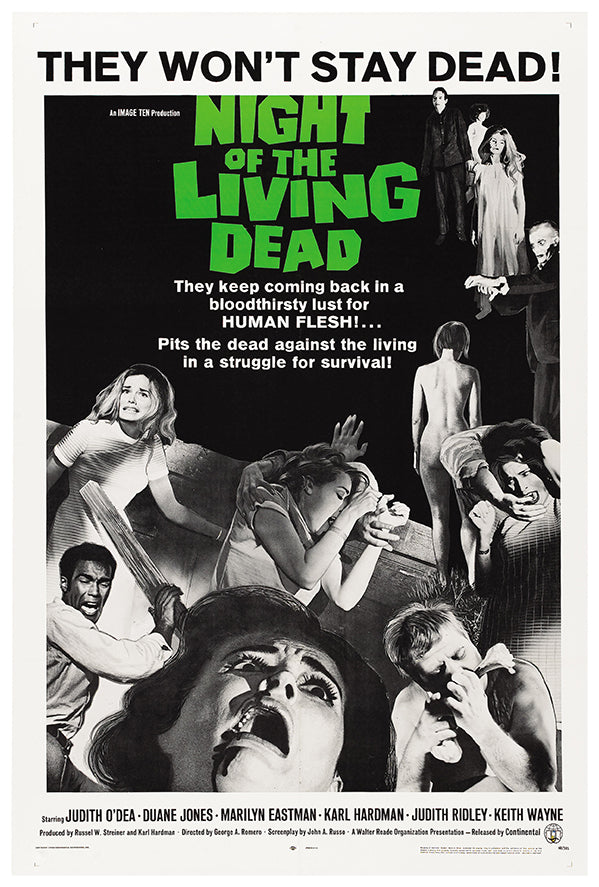 Night of the Living Dead -1968 - US Version - Movie Poster