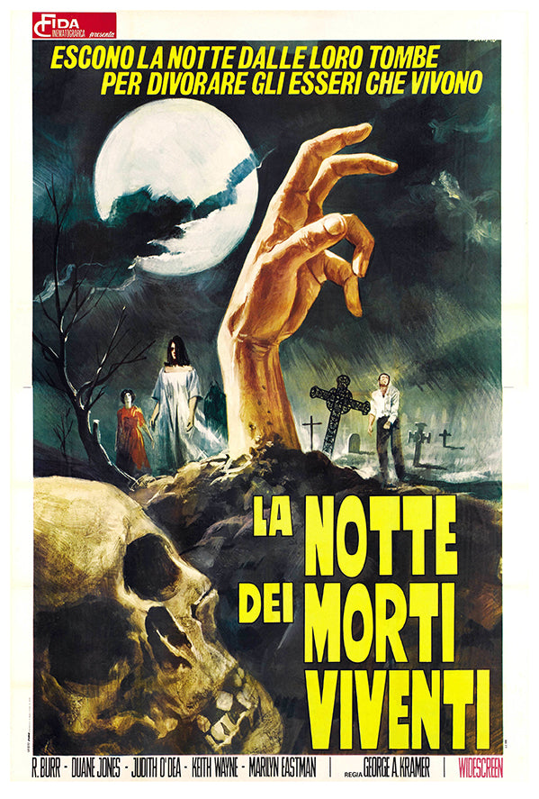 Night of the Living Dead -1968 - Italian - Movie Poster