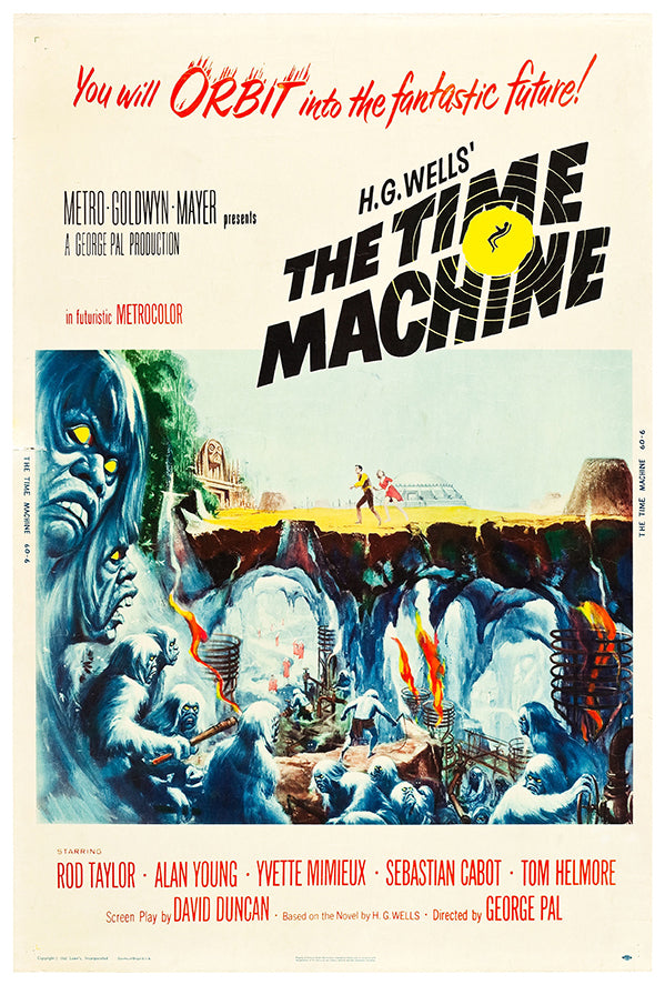 The Time Machine - 1960 - Movie Poster