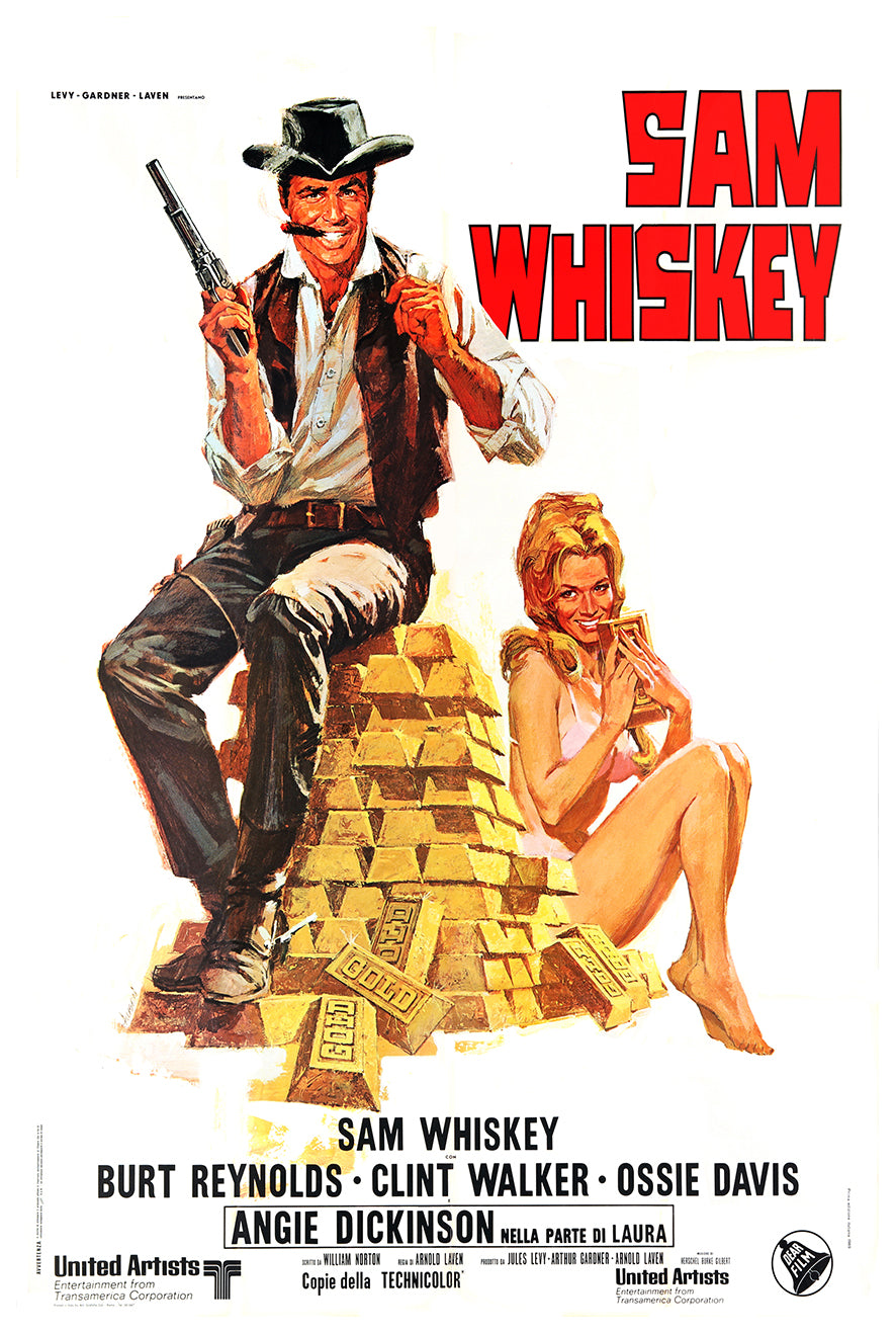 Sam Whiskey 1969 - Italian - Classic Movie Poster