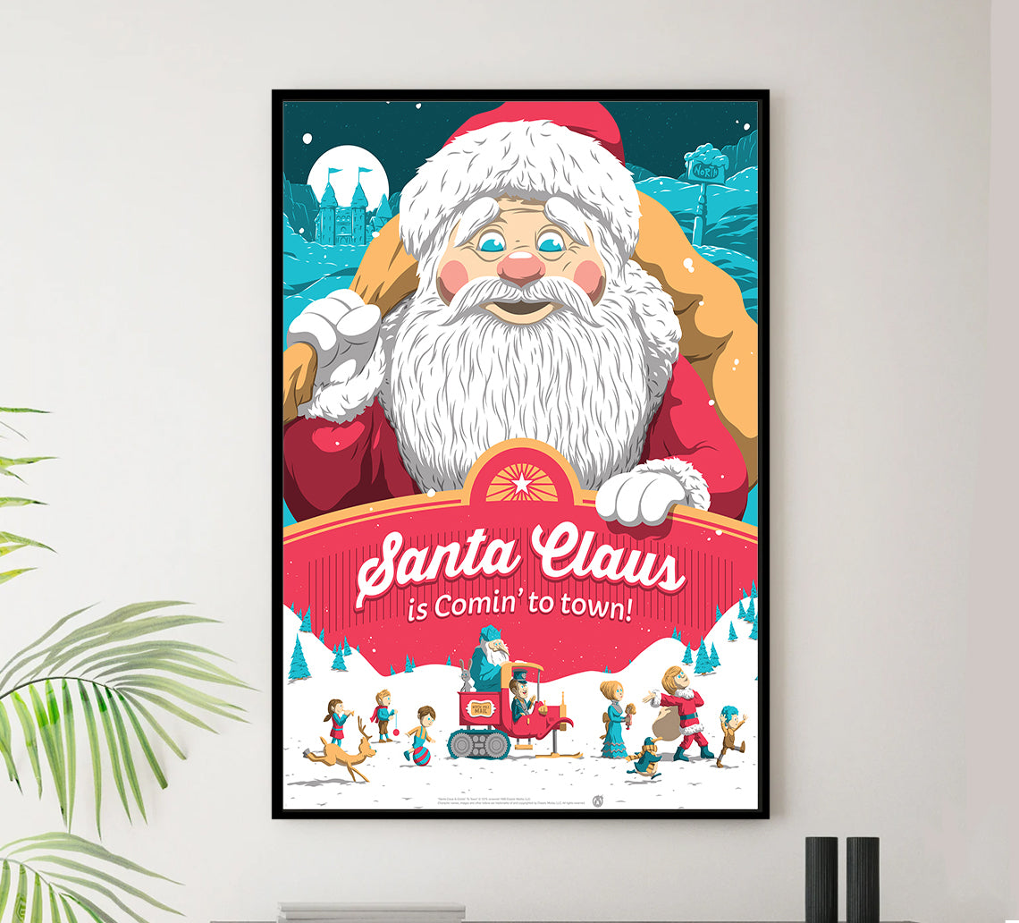 Santa Claus Is Comin' to Town 1970 - Fred Astaire - US (2) - Classic Movie Poster