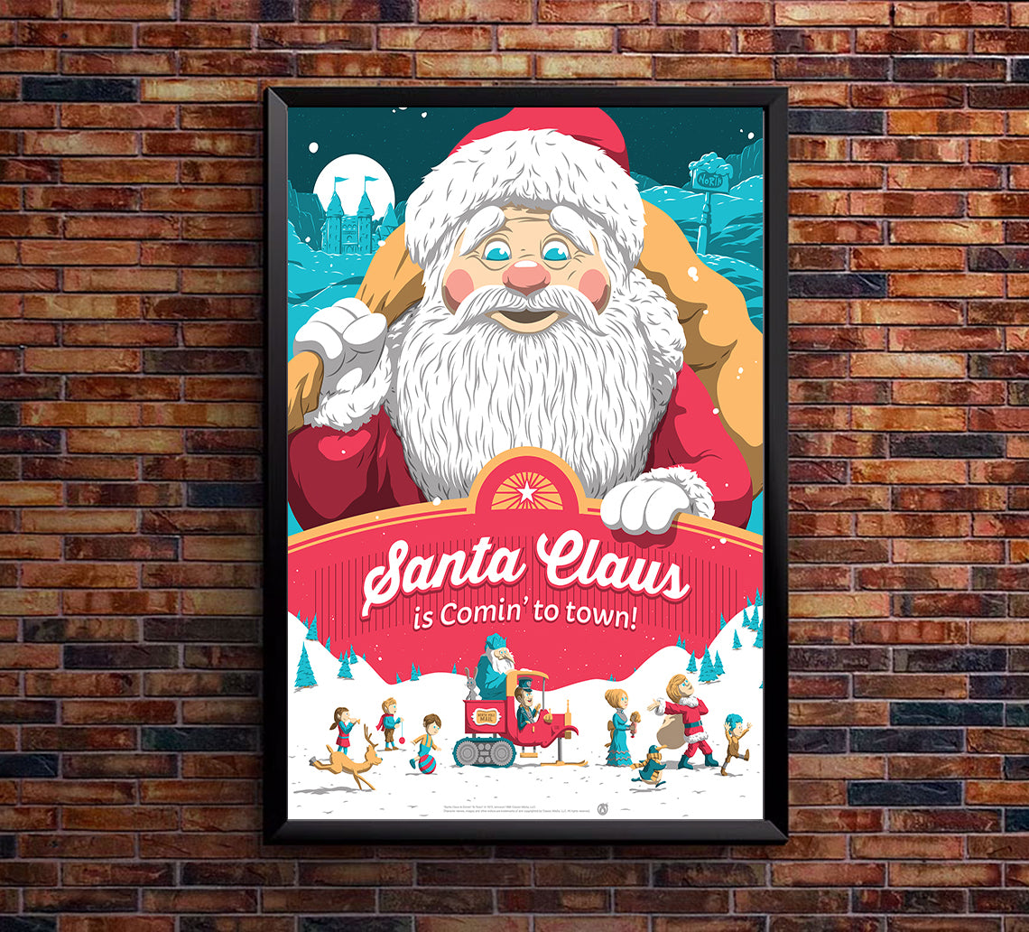 Santa Claus Is Comin' to Town 1970 - Fred Astaire - US (2) - Classic Movie Poster