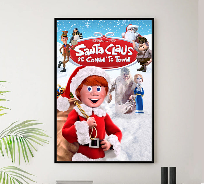 Santa Claus Is Comin' to Town 1970 - Fred Astaire - US  - Classic Movie Poster