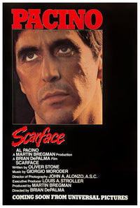 Scarface 1983 - Al Pacino - US (2) - Classic Movie Poster