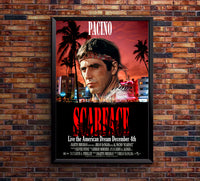 Scarface 1983 - Al Pacino - US (3) - Classic Movie Poster