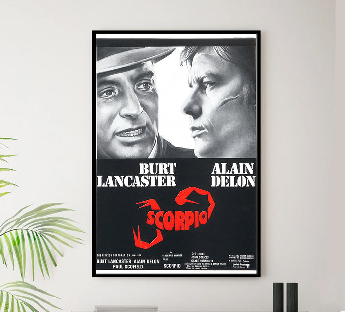 Scorpio 1973 - Burt Lancaster - Belgium - Classic Movie Poster