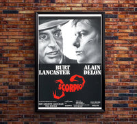 Scorpio 1973 - Burt Lancaster - Belgium - Classic Movie Poster