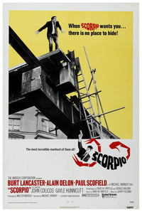 Scorpio 1973 - Burt Lancaster - US - Classic Movie Poster