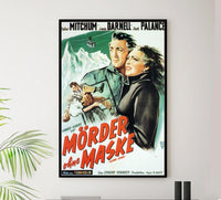 Second Chance 1953 - German - Robert Mitchum - Vintage Classic Movie Poster