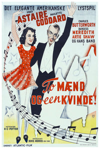 Second Chorus 1941 - Fred Astaire - Denmark - Classic Movie Poster