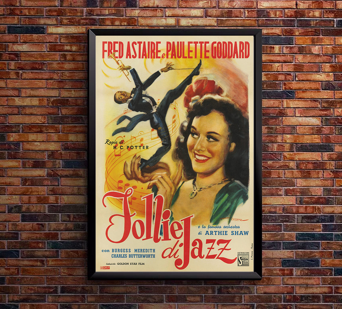 Second Chorus 1941 - Fred Astaire - Italy - Classic Movie Poster