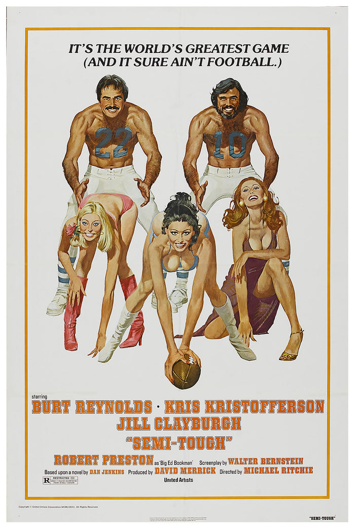 Semi-Tough 1977 v1 - Classic Movie Poster