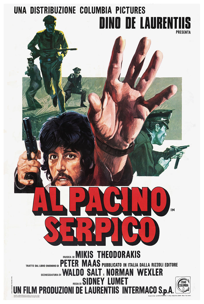 Serpico 1973 - Al Pacino - Italy - Classic Movie Poster